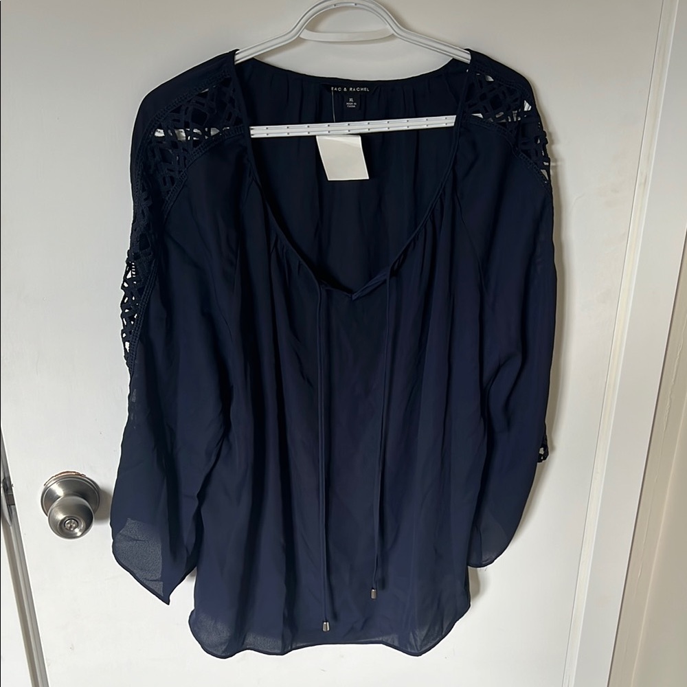 Navy Blue Women's Top